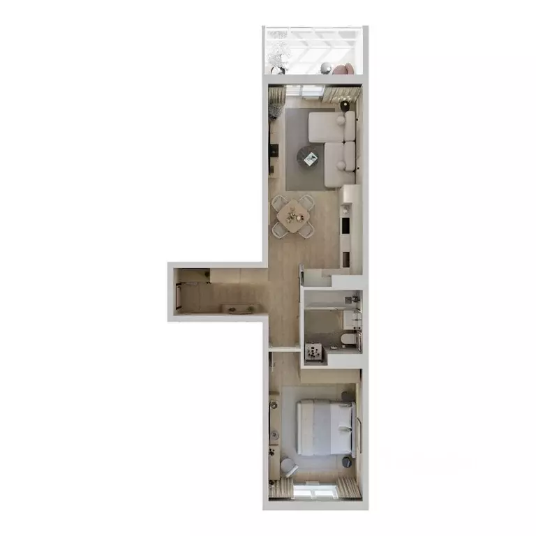 1-к кв. Ханты-Мансийский АО, Сургут 51-й мкр, Сити Парк жилой комплекс ... - Фото 2