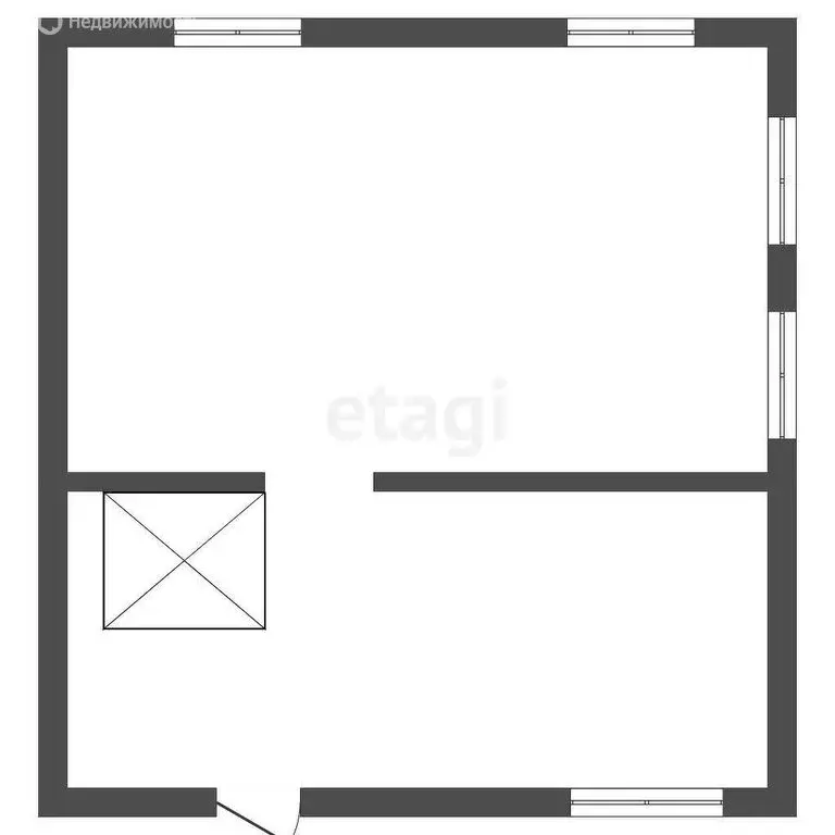 Дом в село Сосновка, Советская улица (21.8 м) - Фото 1