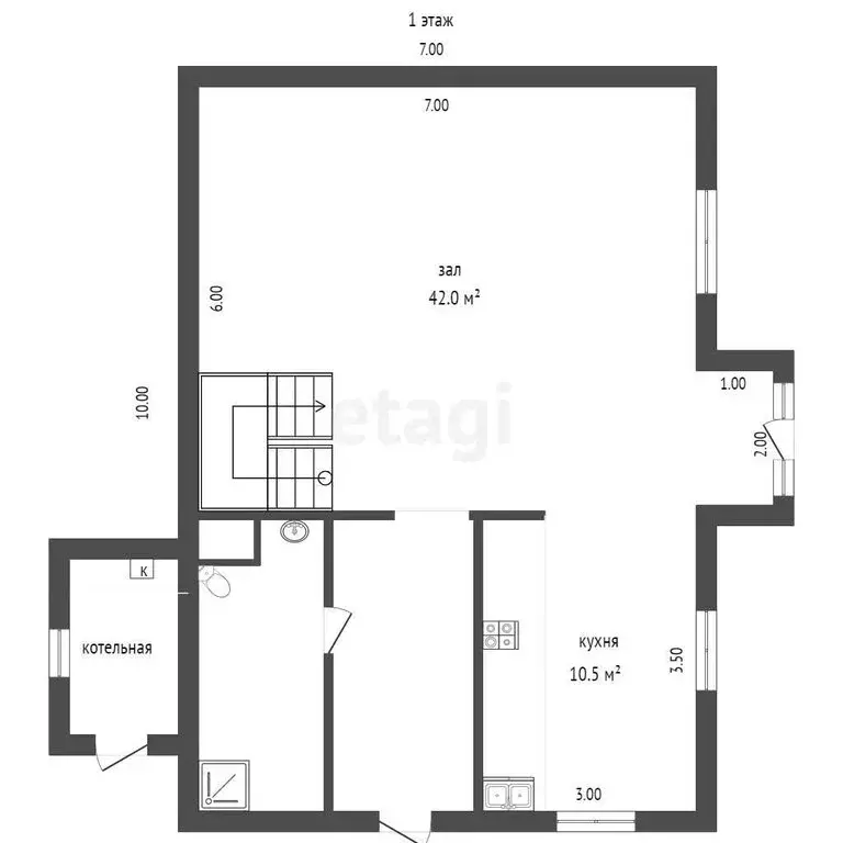 Дом в Калининград, СТ Победа, Акварельная улица (130 м) - Фото 1