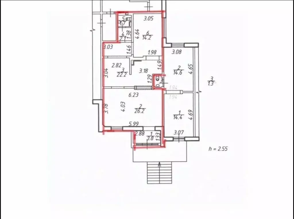 Помещение свободного назначения (70 м) - Фото 2