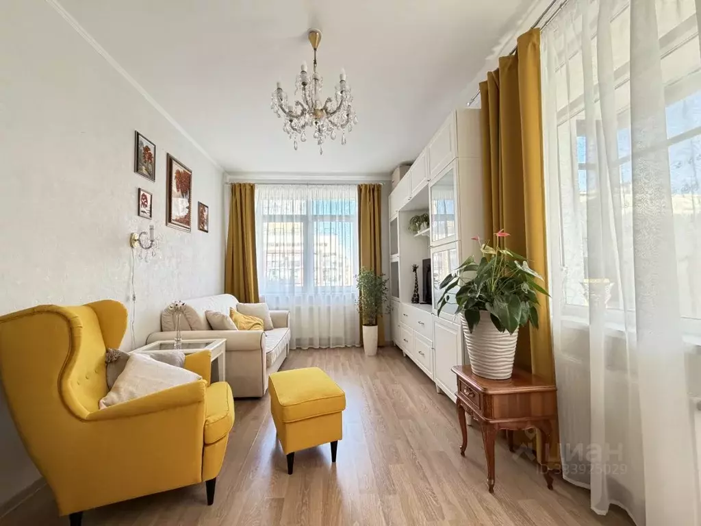 1-к кв. Санкт-Петербург ул. Адмирала Черокова, 18к1 (34.0 м) - Фото 1