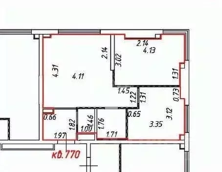 2-к кв. Москва проезд Стройкомбината, 1 (47.5 м) - Фото 1