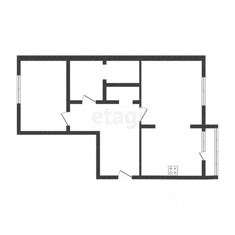 2-к кв. Костромская область, Кострома Профсоюзная ул., 6 (66.8 м) - Фото 2