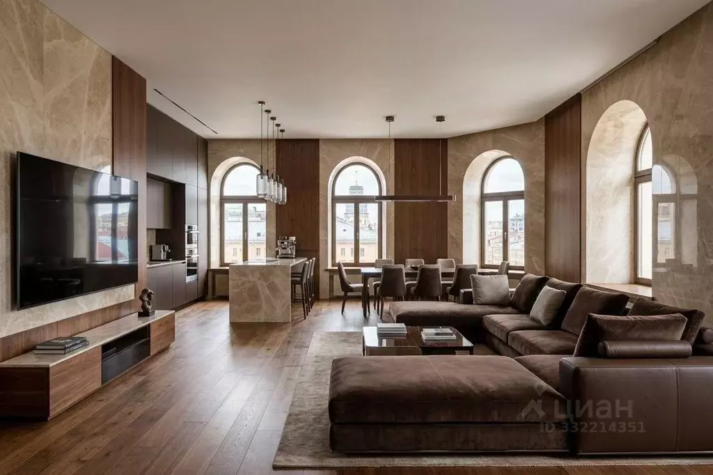5-к кв. Москва ул. Остоженка, 7С1 (180.0 м) - Фото 1