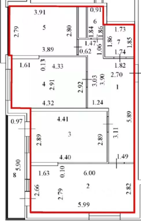 3-к кв. Краснодарский край, Краснодар Новороссийская ул., 90/2к1 (76.0 ... - Фото 2