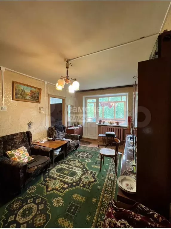3-к. квартира, 46,6 м, 2/5 эт. - Фото 1