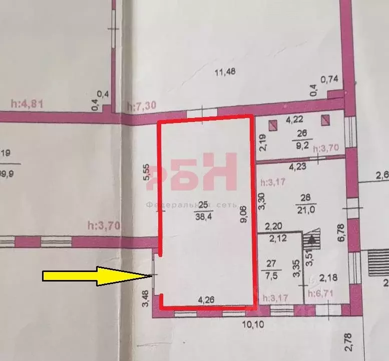 Торговая площадь в Челябинская область, Коркино ул. 30 лет ВЛКСМ, ... - Фото 2