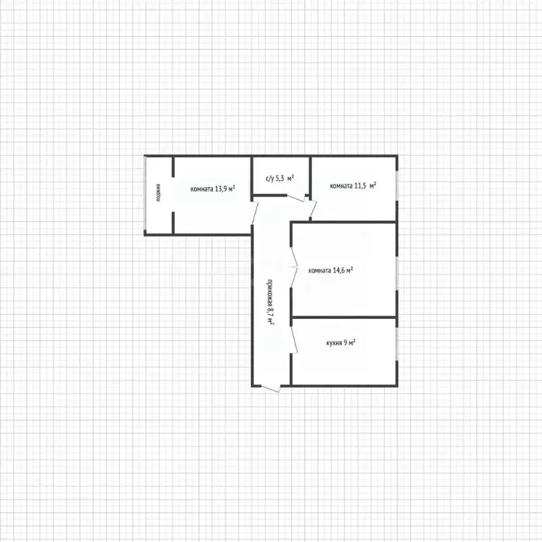 3-к кв. Адыгея, Майкоп ул. 12 Марта, 144К3 (63.0 м) - Фото 2
