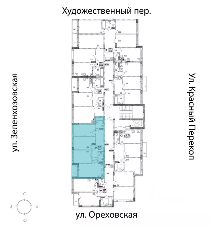 3-к кв. Нижегородская область, Нижний Новгород Смородина жилой ... - Фото 2
