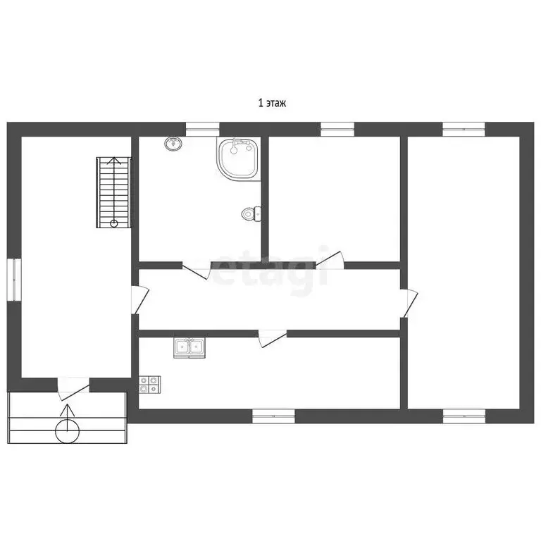 Дом в Московская область, городской округ Воскресенск, посёлок ... - Фото 1