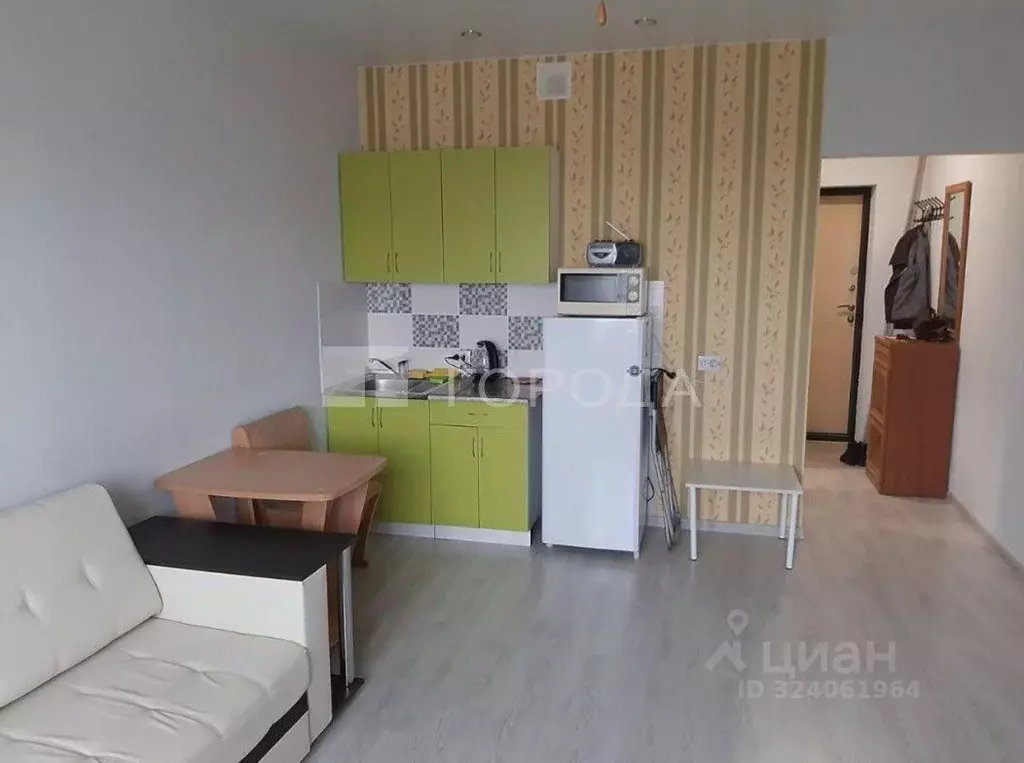 Студия Новосибирская область, Новосибирск ул. Ошанина, 1 (24.88 м) - Фото 2