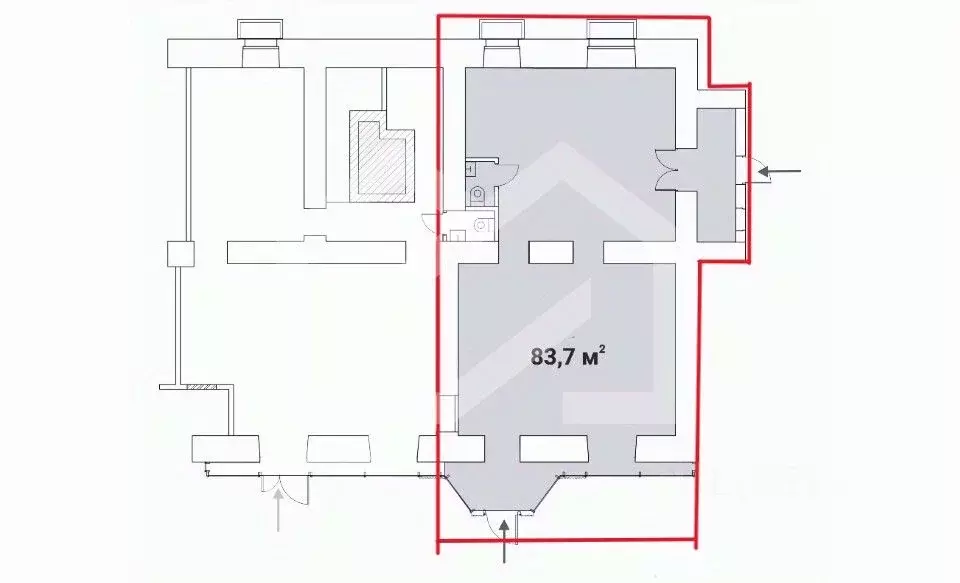 Помещение свободного назначения в Москва Брянская ул., 12 (84 м) - Фото 2