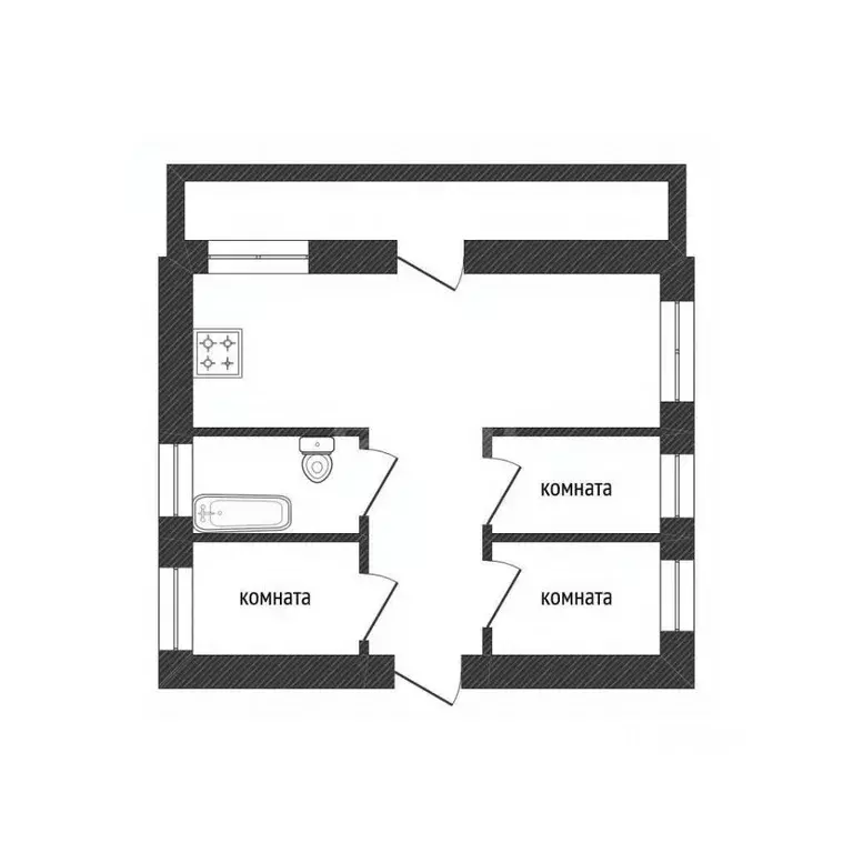 Дом в Ленинградская область, Волховский район, Колчановское с/пос, д. ... - Фото 2