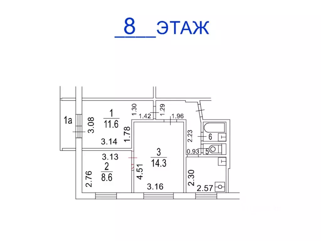 3-к кв. Москва ул. Лавочкина, 6К2 (50.0 м) - Фото 1