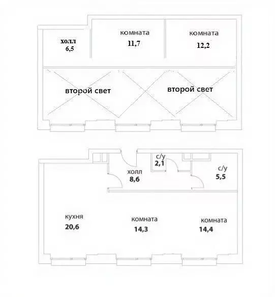 3-к кв. Москва ул. Янковского, 1к1 (90.7 м) - Фото 2