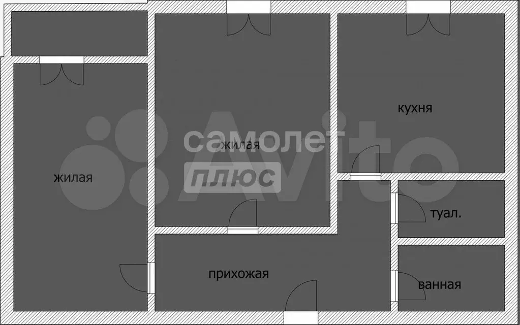 2-к. квартира, 47,9 м, 2/9 эт. - Фото 1