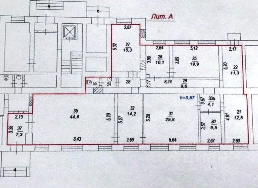 Офис в Челябинская область, Челябинск ул. 50-летия ВЛКСМ, 4 (196 м) - Фото 2
