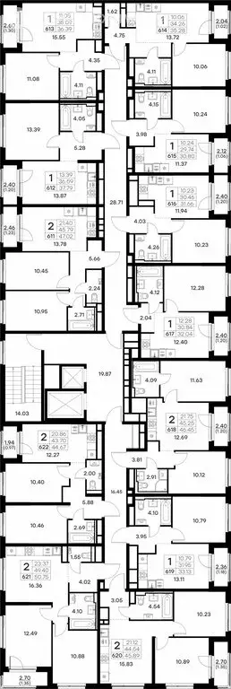2-комнатная квартира: Владимир (45.89 м) - Фото 1