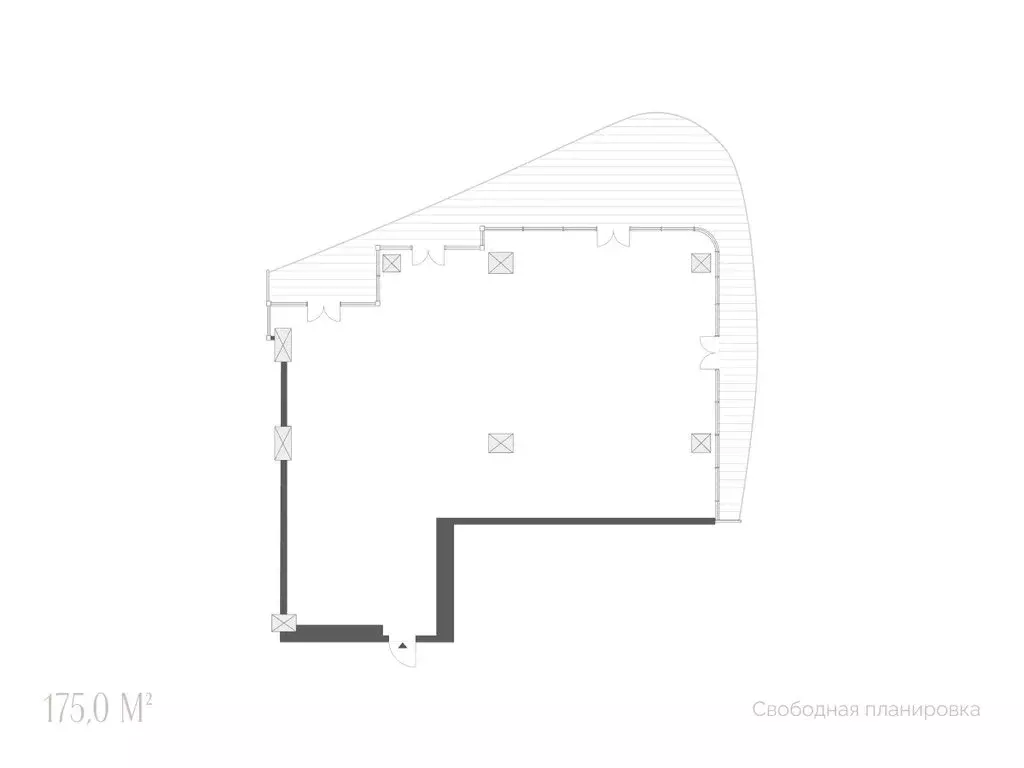 3-комнатная квартира: Тюмень, улица Красина, 4 (175 м) - Фото 1