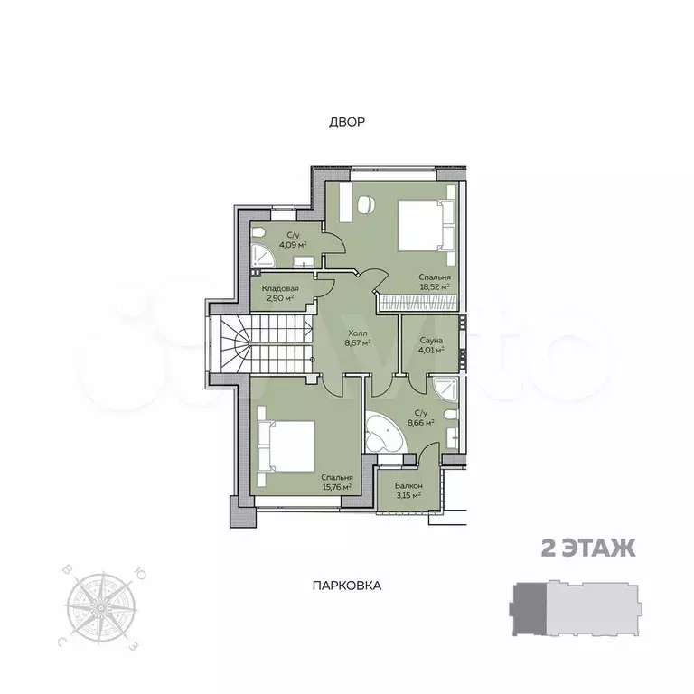3-к. квартира, 207,1 м, 1/1 эт. - Фото 1