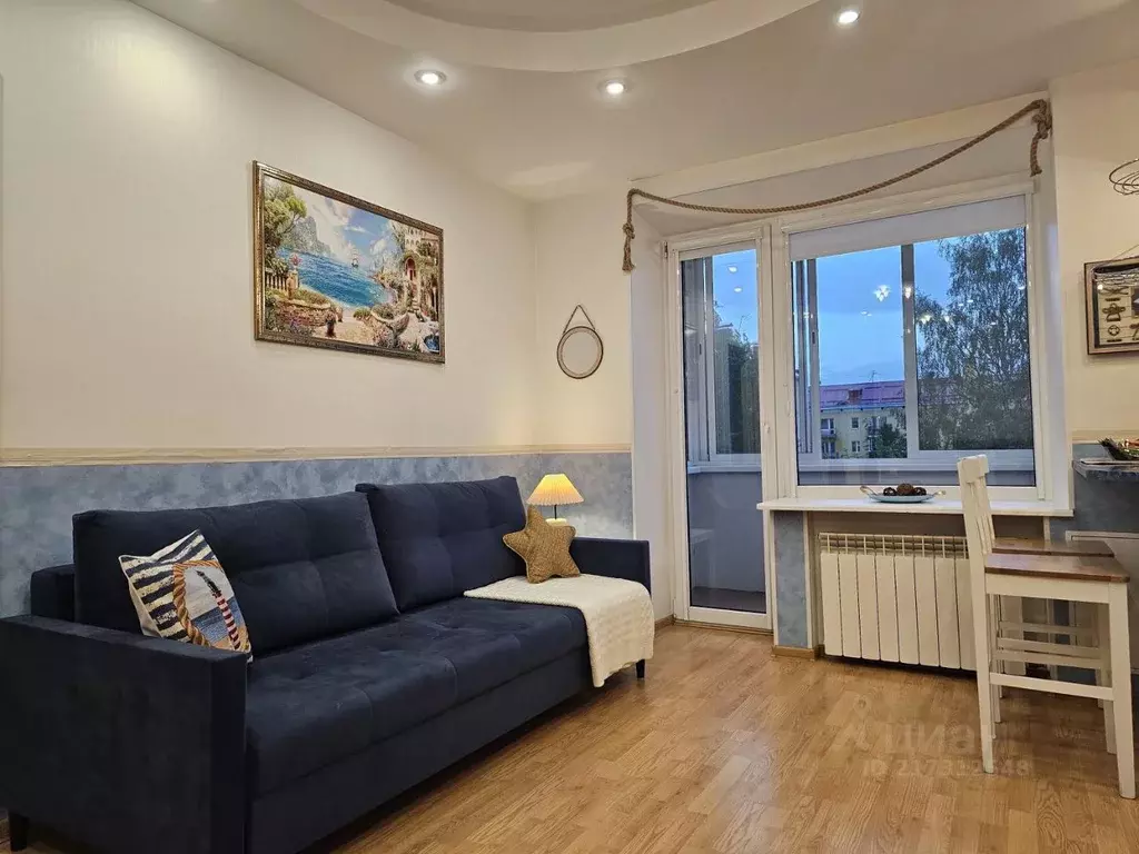 2-к кв. Карелия, Петрозаводск просп. Ленина, 15 (49.0 м) - Фото 1