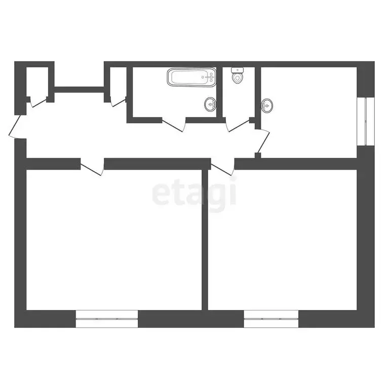 2-комнатная квартира: Ангарск, 37-й квартал, 5 (63.3 м) - Фото 0