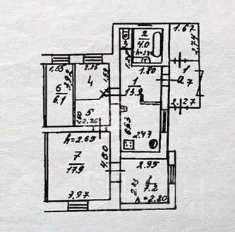 4-к кв. Рязанская область, Рязань Луговая ул., 1Ж (59.1 м) - Фото 1