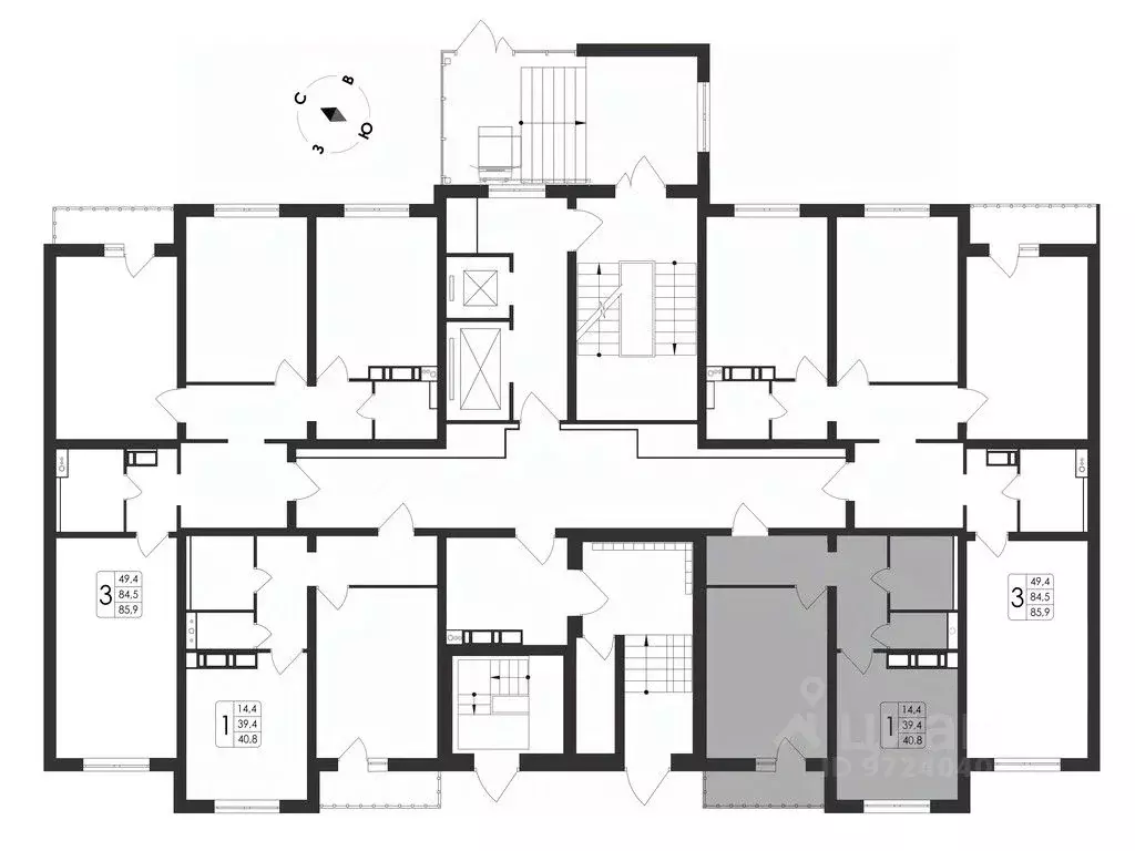 1-к кв. Воронежская область, Воронеж Первое Мая мкр, Май жилой ... - Фото 1