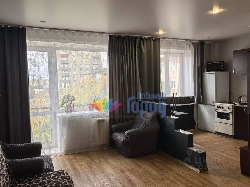 1-к кв. Кемеровская область, Новокузнецк ул. Орджоникидзе, 44 (29.9 м) - Фото 1