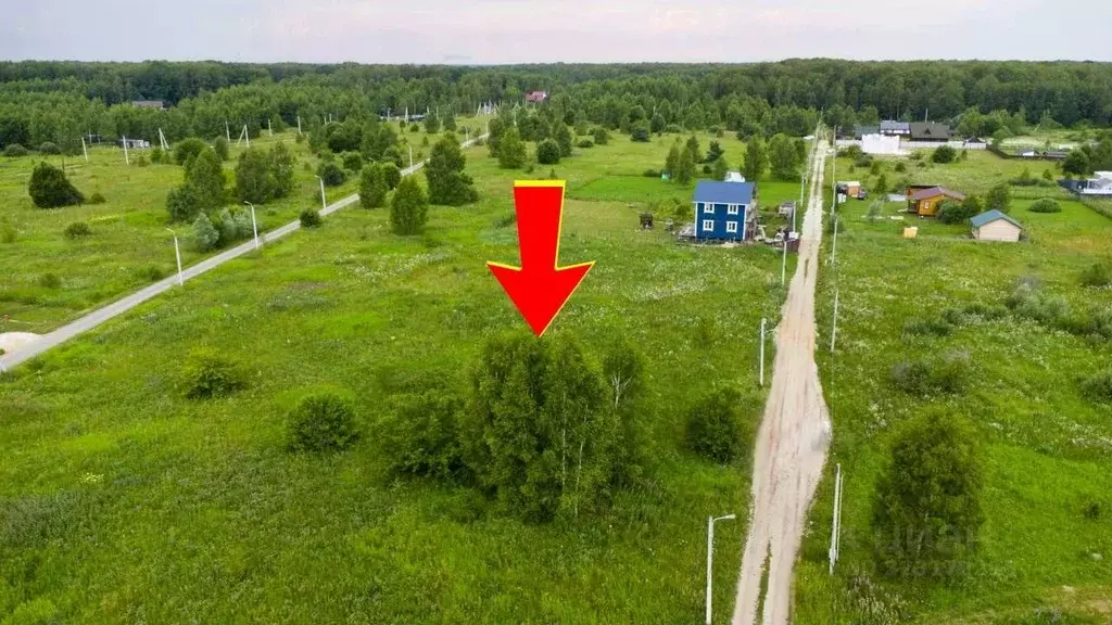 Участок в Московская область, Чехов муниципальный округ, д. Сенино  ... - Фото 1