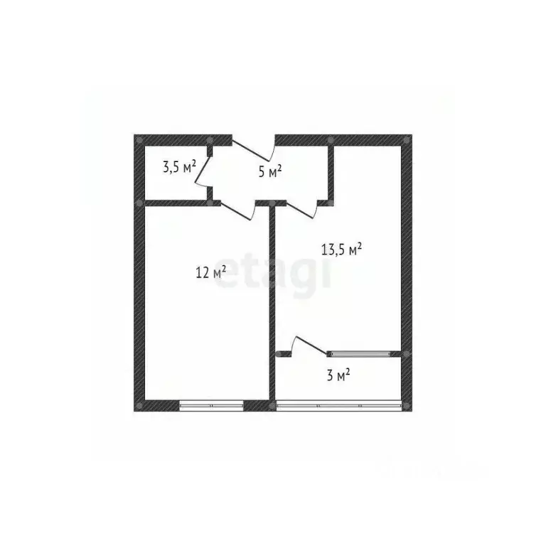 1-к кв. Краснодарский край, Горячий Ключ Рябиновая ул., 2Бк2 (34.0 м) - Фото 1