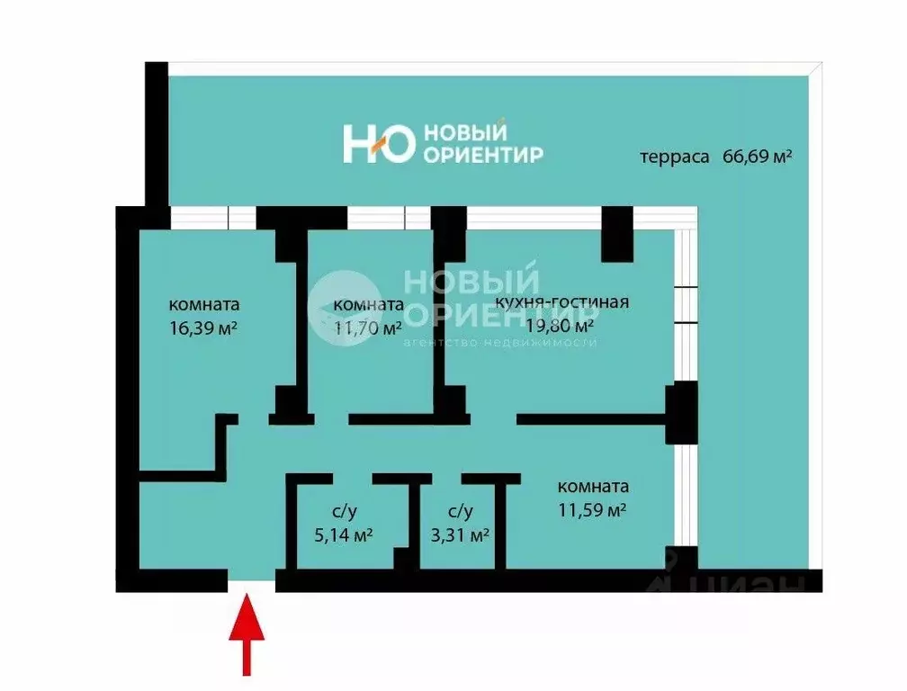 Офис в Свердловская область, Екатеринбург ул. Радищева, 41/2 (82 м) - Фото 2