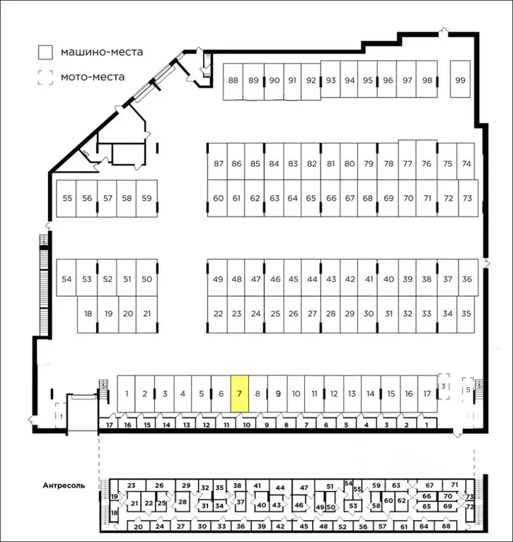 Гараж в Московская область, Одинцово ул. Маршала Бирюзова, 13 (13 м) - Фото 0