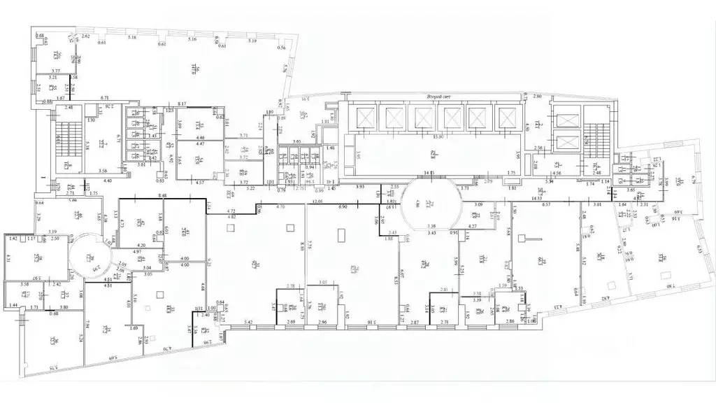 Помещение свободного назначения в Москва ул. Сущевский Вал, 18 (1495 ... - Фото 2