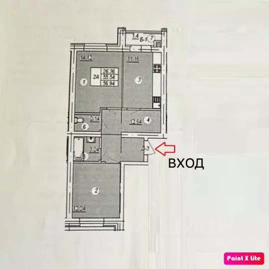 2-к кв. Татарстан, с. Высокая Гора ул. Рождественская, 8 (57.0 м) - Фото 2