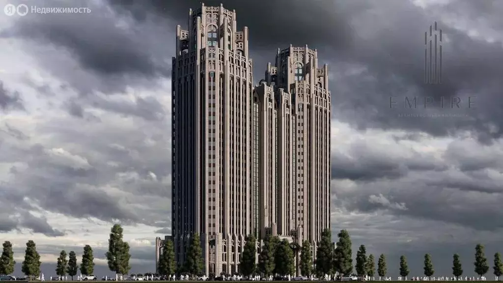 1-комнатная квартира: Грозный, проспект В.В. Путина, 1 (47.9 м) - Фото 1