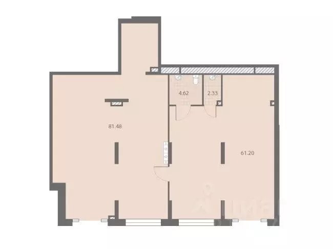 Помещение свободного назначения в Санкт-Петербург № 54 муниципальный ... - Фото 1