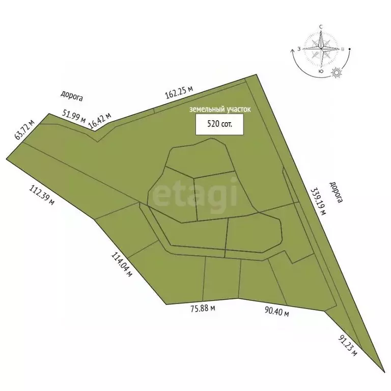 Участок в Московская область, Звенигород Одинцовский городской округ, ... - Фото 2