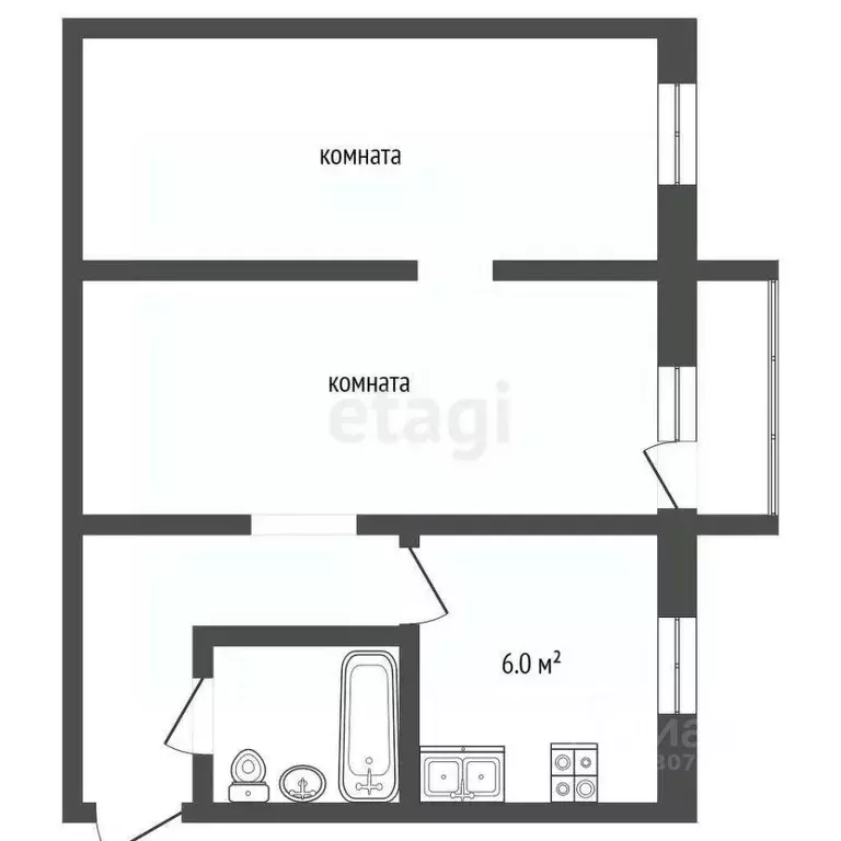 2-к кв. Ярославская область, Ярославль Пионерская ул., 7 (44.6 м) - Фото 1