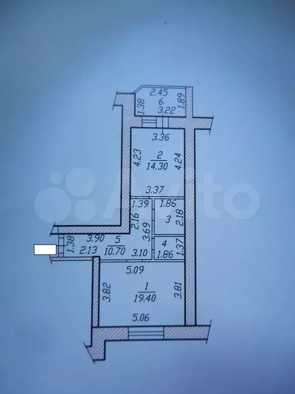 1-к. квартира, 57 м, 7/10 эт. - Фото 0