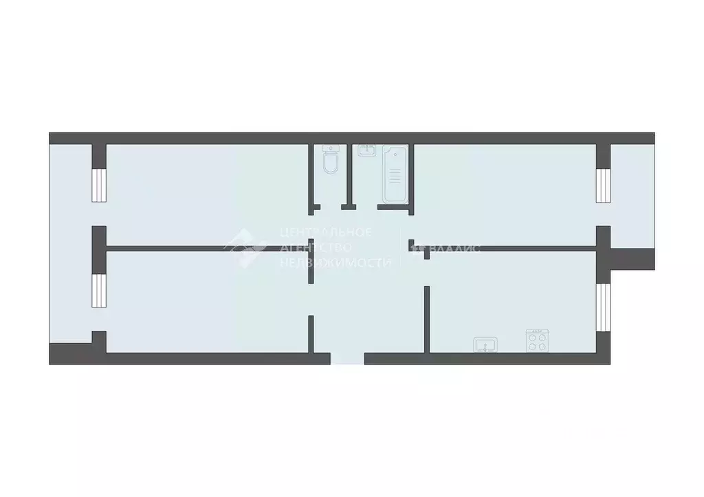 3-к кв. Рязанская область, Рязань Быстрецкая ул., 21 (107.1 м) - Фото 1