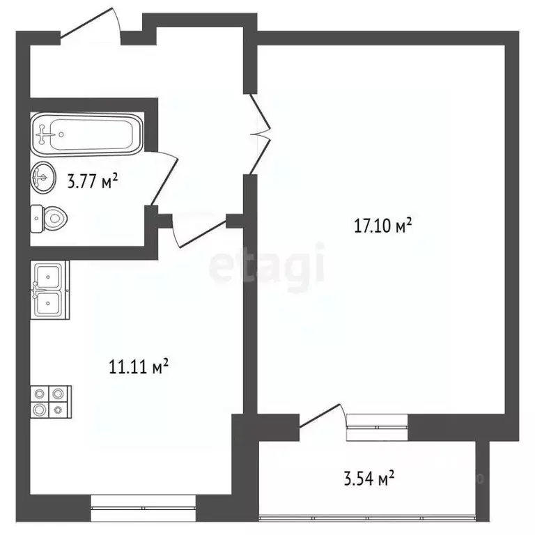 1-к кв. Свердловская область, Екатеринбург ул. Павла Шаманова, 17 ... - Фото 2