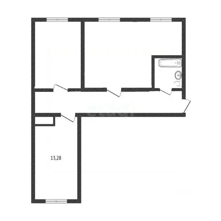 3-к кв. Белгородская область, Белгород ул. Костюкова, 24 (61.8 м) - Фото 2