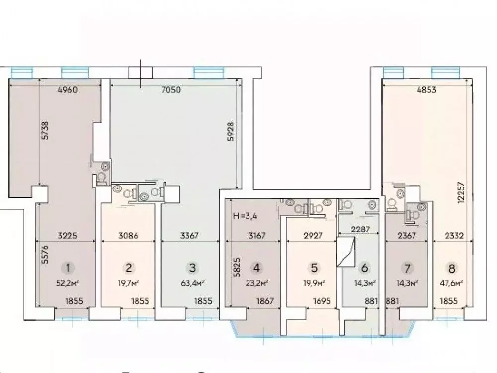 Торговая площадь в Москва Ленинградский просп., 33К3 (23 м) - Фото 1