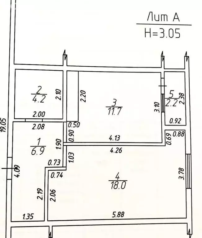 1-комнатная квартира: Анапа, микрорайон Алексеевка, Ленинградская ... - Фото 1