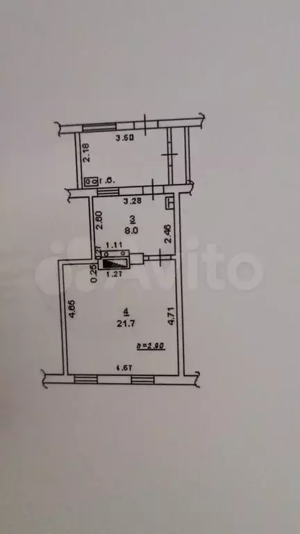 2-к. квартира, 40 м, 2/2 эт. - Фото 0