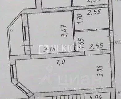 1-к кв. Ивановская область, Кохма ул. Чехова, 34 (44.0 м) - Фото 1