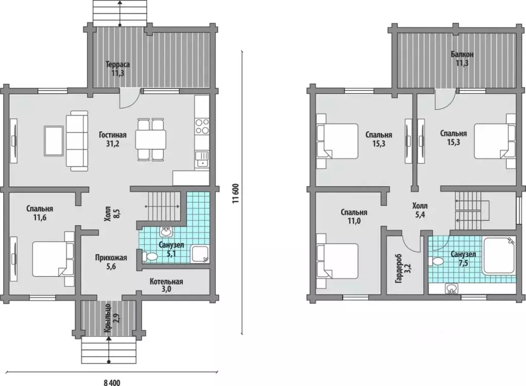 Коттедж в Владимирская область, Александровский муниципальный округ, ... - Фото 2