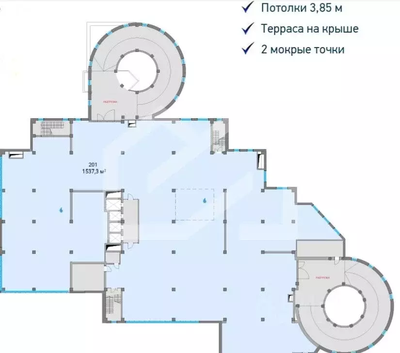 Помещение свободного назначения в Москва Алтуфьевское ш., 35к1 (1537 ... - Фото 2