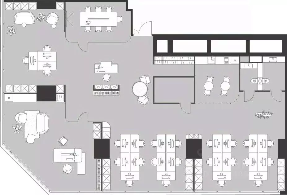 Офис в Москва 3-я Хорошевская ул., 18к2 (246 м) - Фото 0